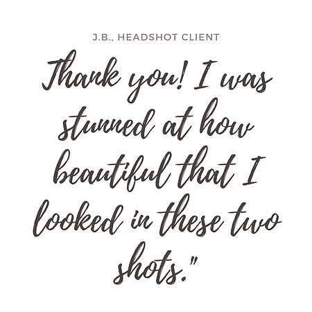 Headshot Testimonial