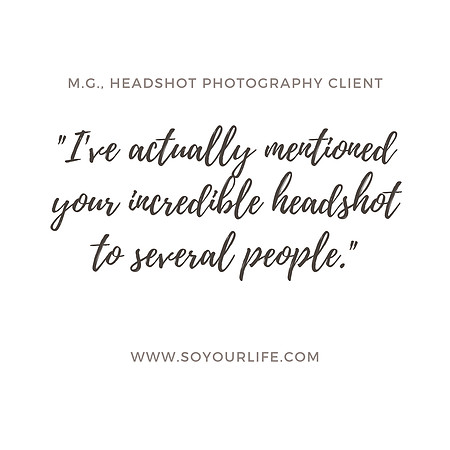 Headshot Testimonial